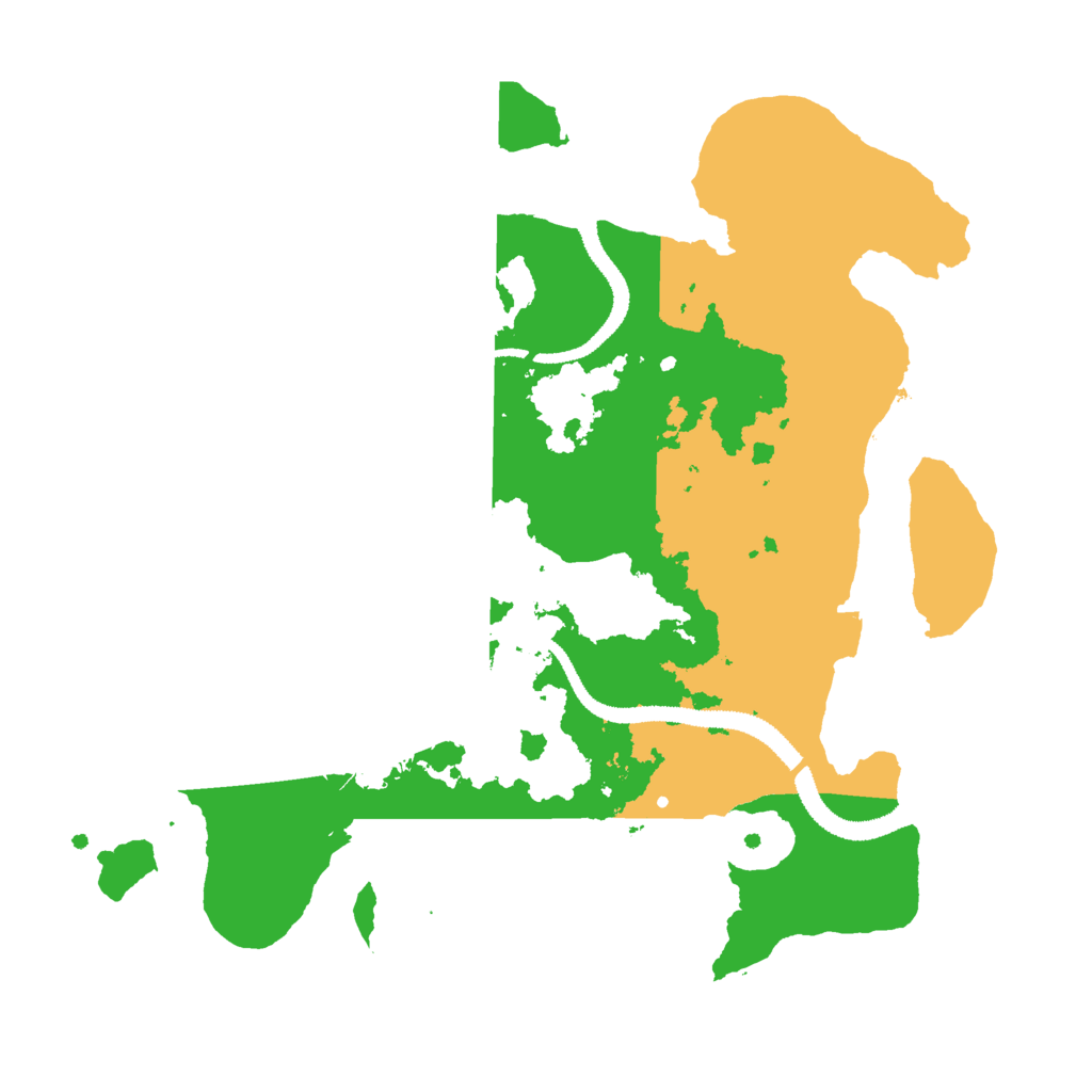 Biome Rust Map: Procedural Map, Size: 2800, Seed: 2000238570