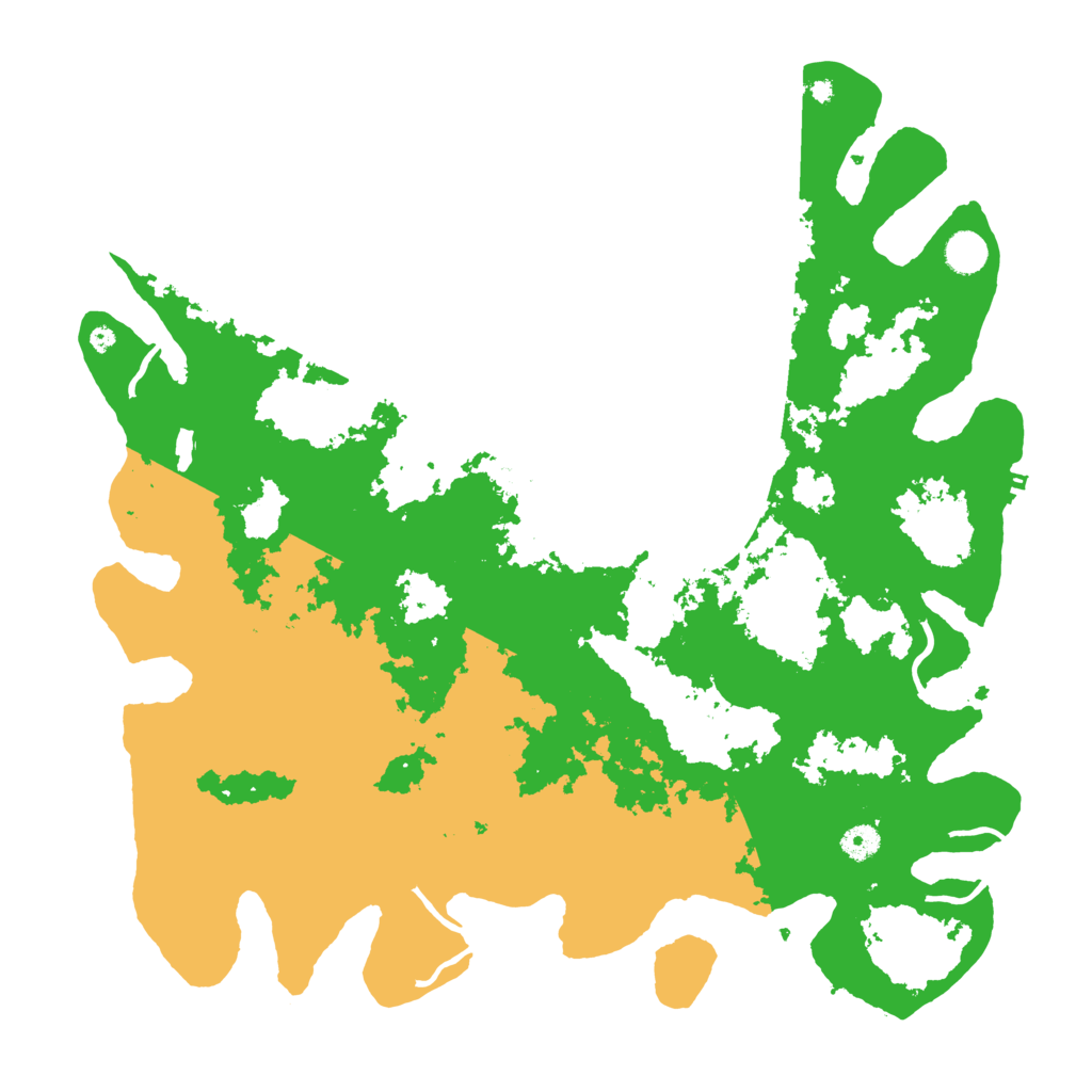 Biome Rust Map: Procedural Map, Size: 4500, Seed: 683770285
