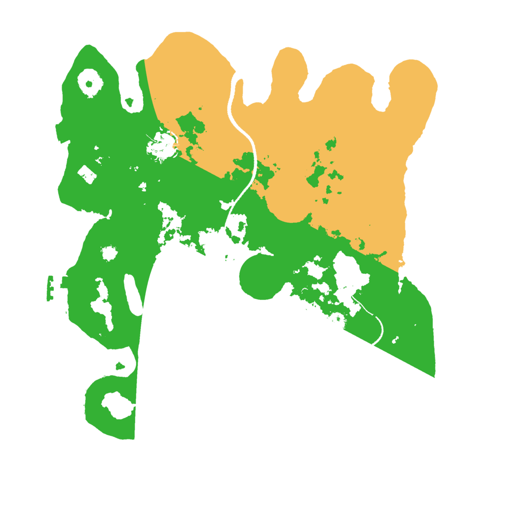 Biome Rust Map: Procedural Map, Size: 3000, Seed: 27081