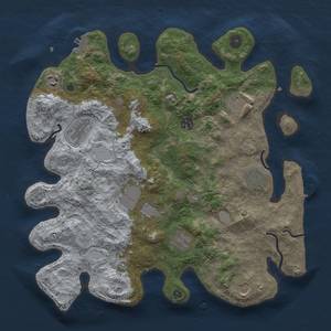 Thumbnail Rust Map: Procedural Map, Size: 3750, Seed: 1984849714, 16 Monuments