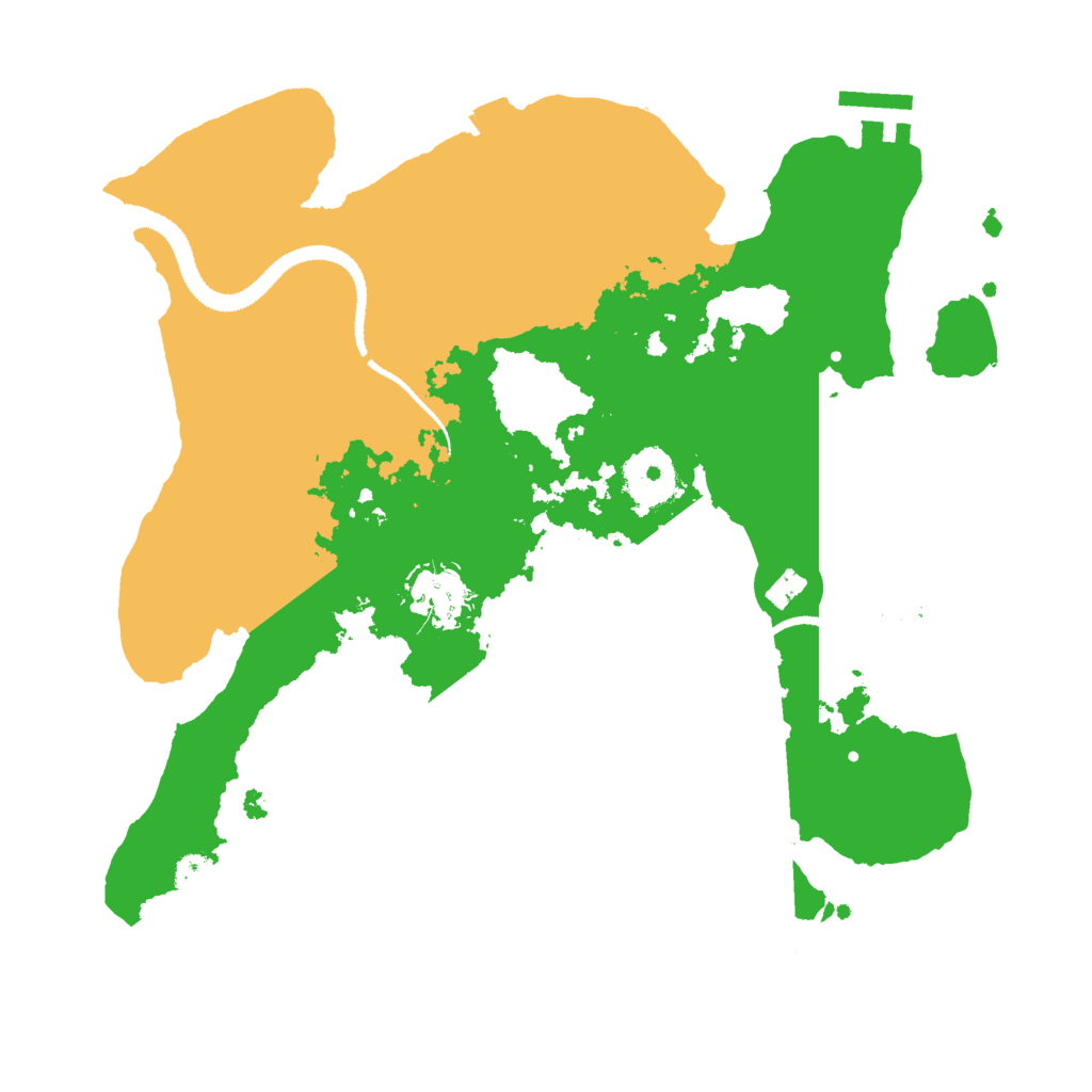 Biome Rust Map: Procedural Map, Size: 3000, Seed: 1976752032