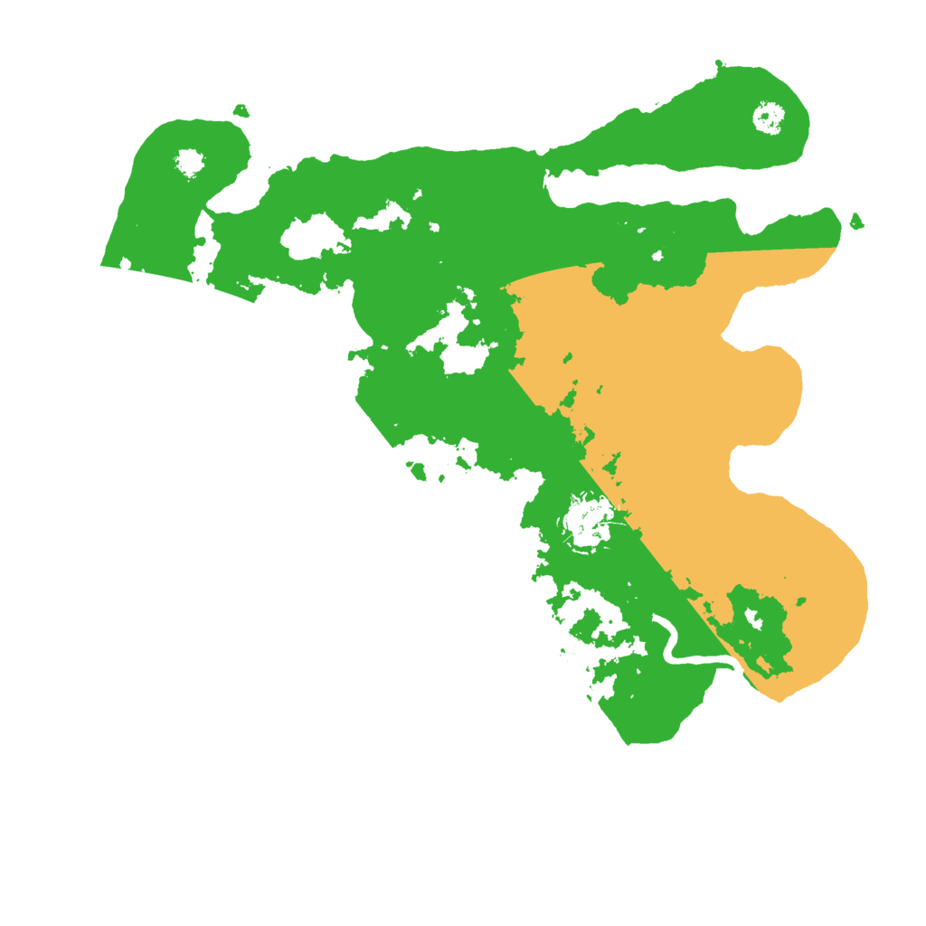 Biome Rust Map: Procedural Map, Size: 3000, Seed: 24543