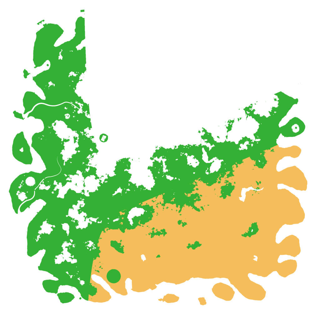 Biome Rust Map: Procedural Map, Size: 6000, Seed: 1274374494