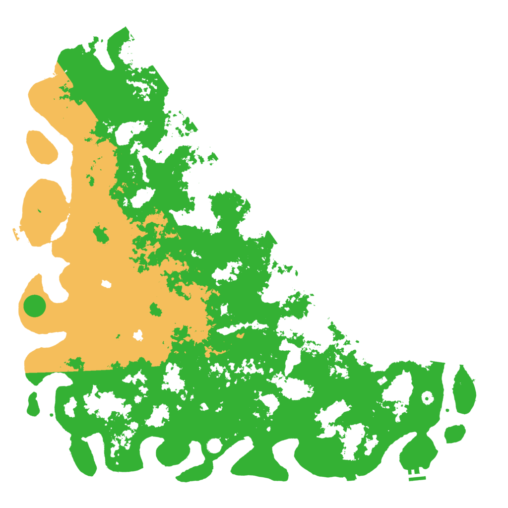 Biome Rust Map: Procedural Map, Size: 6000, Seed: 196