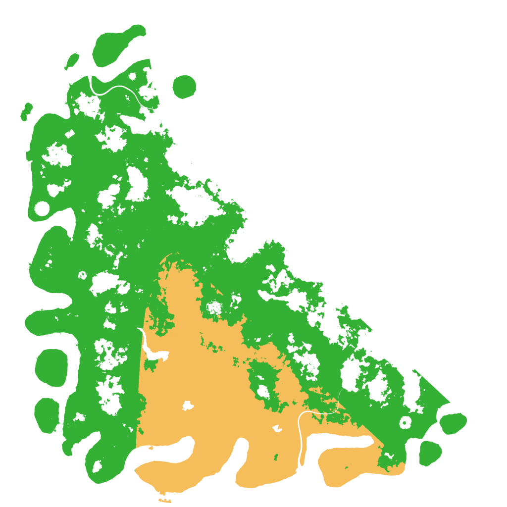 Biome Rust Map: Procedural Map, Size: 6000, Seed: 3250