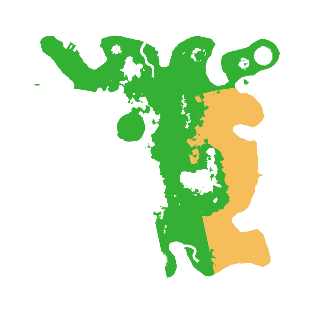 Biome Rust Map: Procedural Map, Size: 3000, Seed: 13894