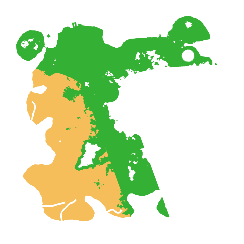 Biome Rust Map: Procedural Map, Size: 3500, Seed: 897201264