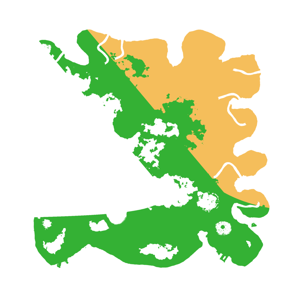 Biome Rust Map: Procedural Map, Size: 3000, Seed: 110864333