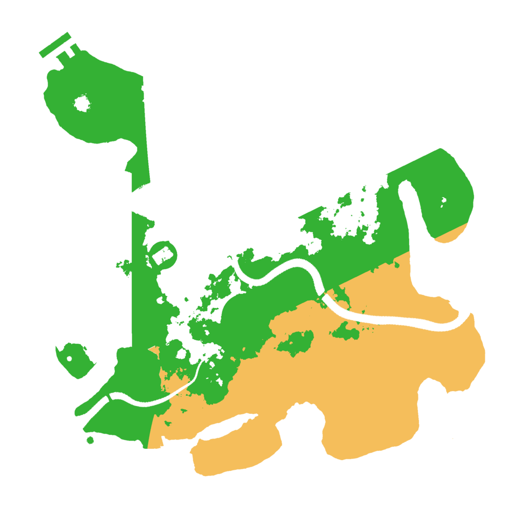 Biome Rust Map: Procedural Map, Size: 3000, Seed: 1254001243