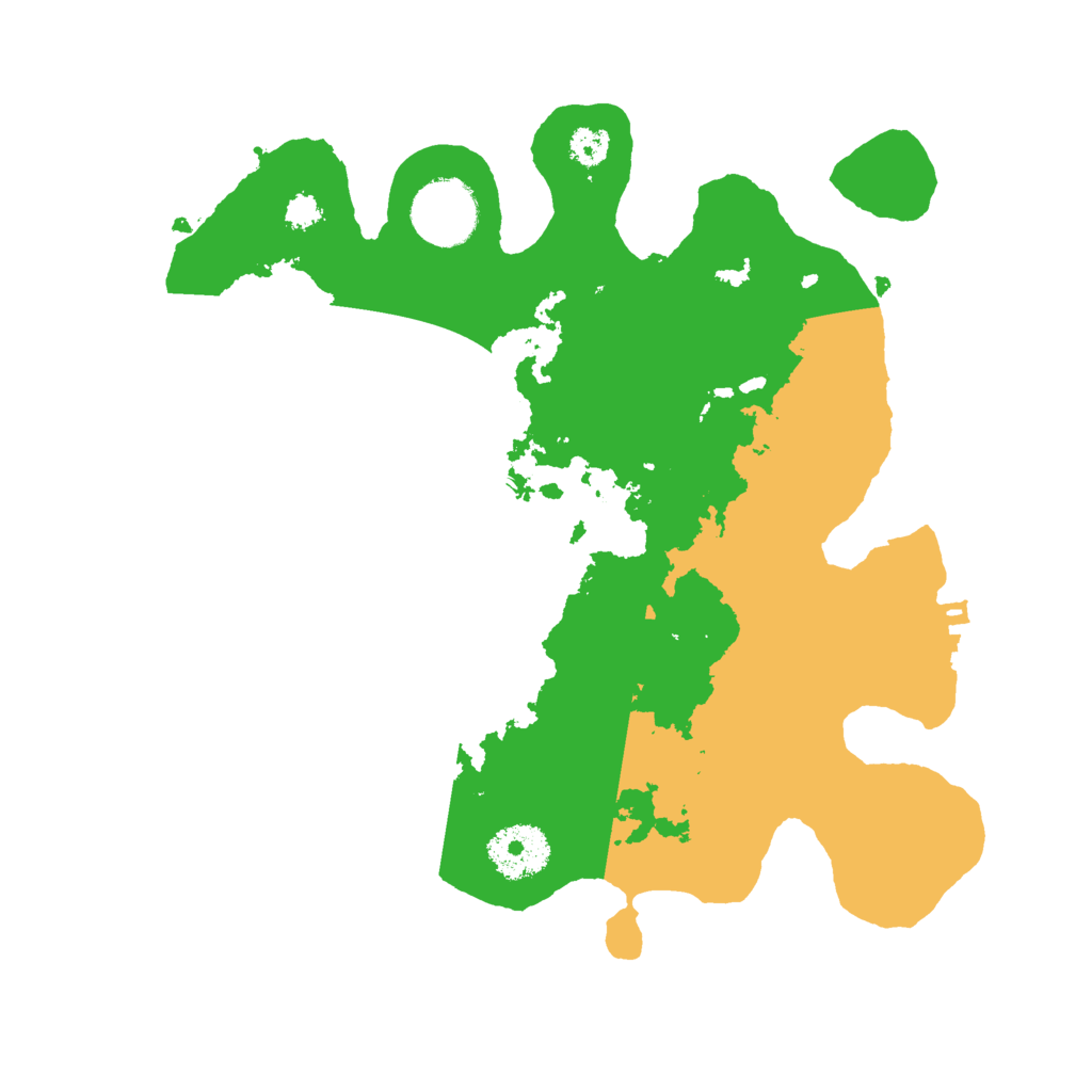 Biome Rust Map: Procedural Map, Size: 2888, Seed: 91927