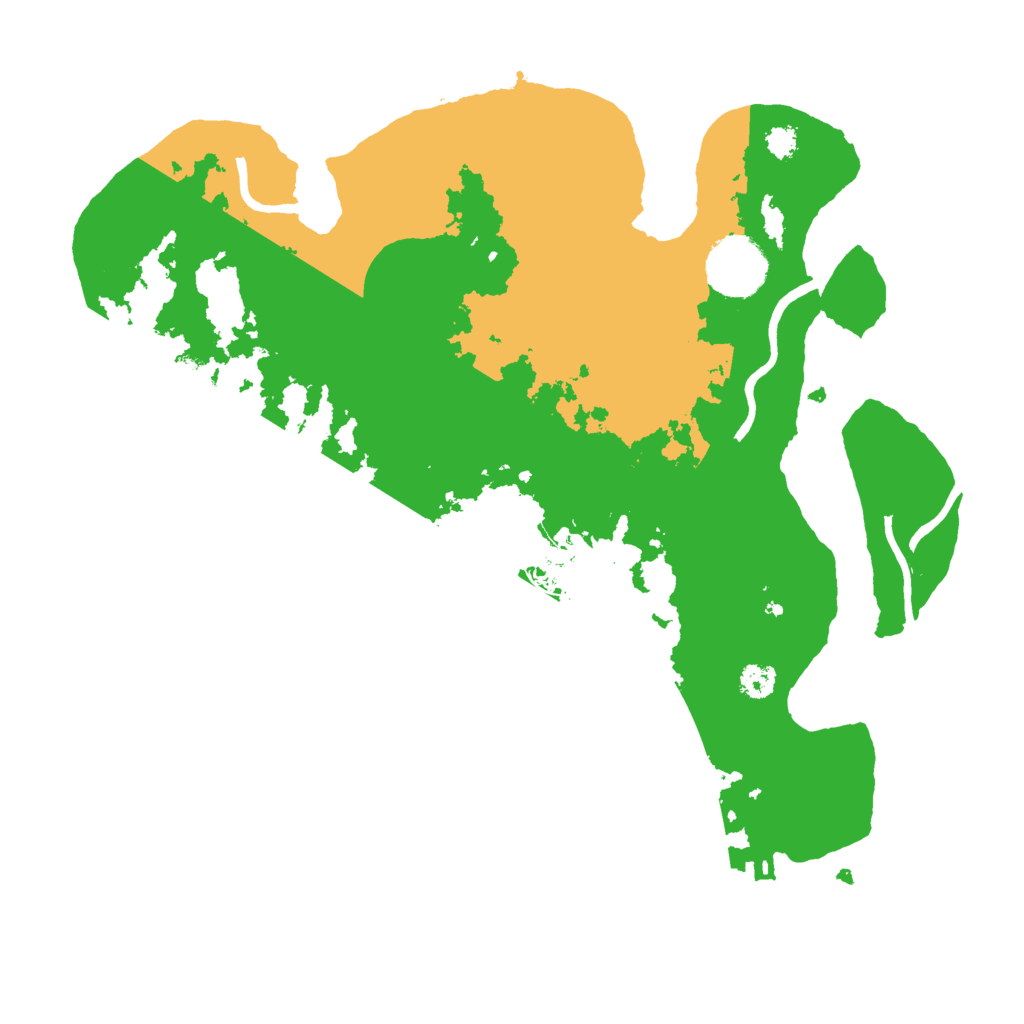 Biome Rust Map: Procedural Map, Size: 3000, Seed: 9611