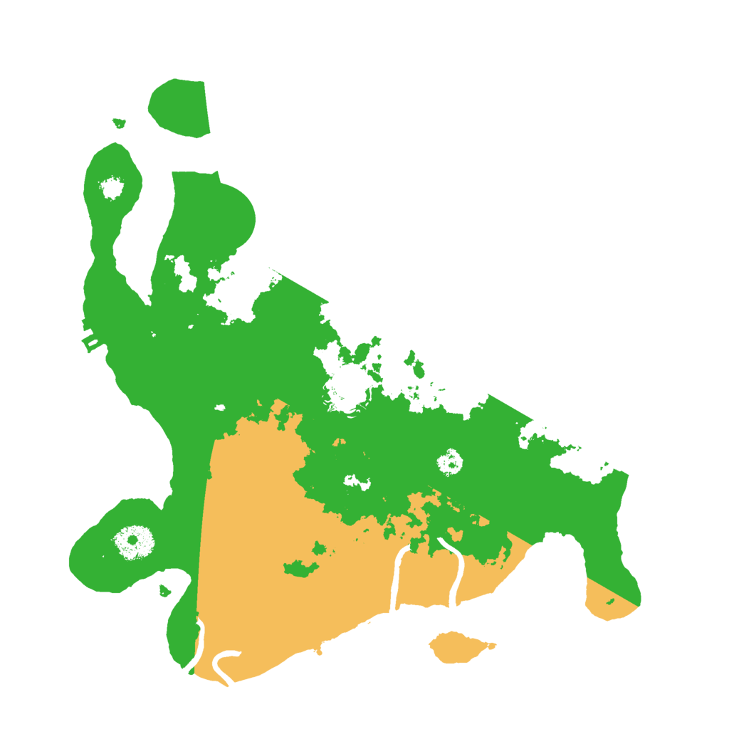 Biome Rust Map: Procedural Map, Size: 3000, Seed: 1335710057