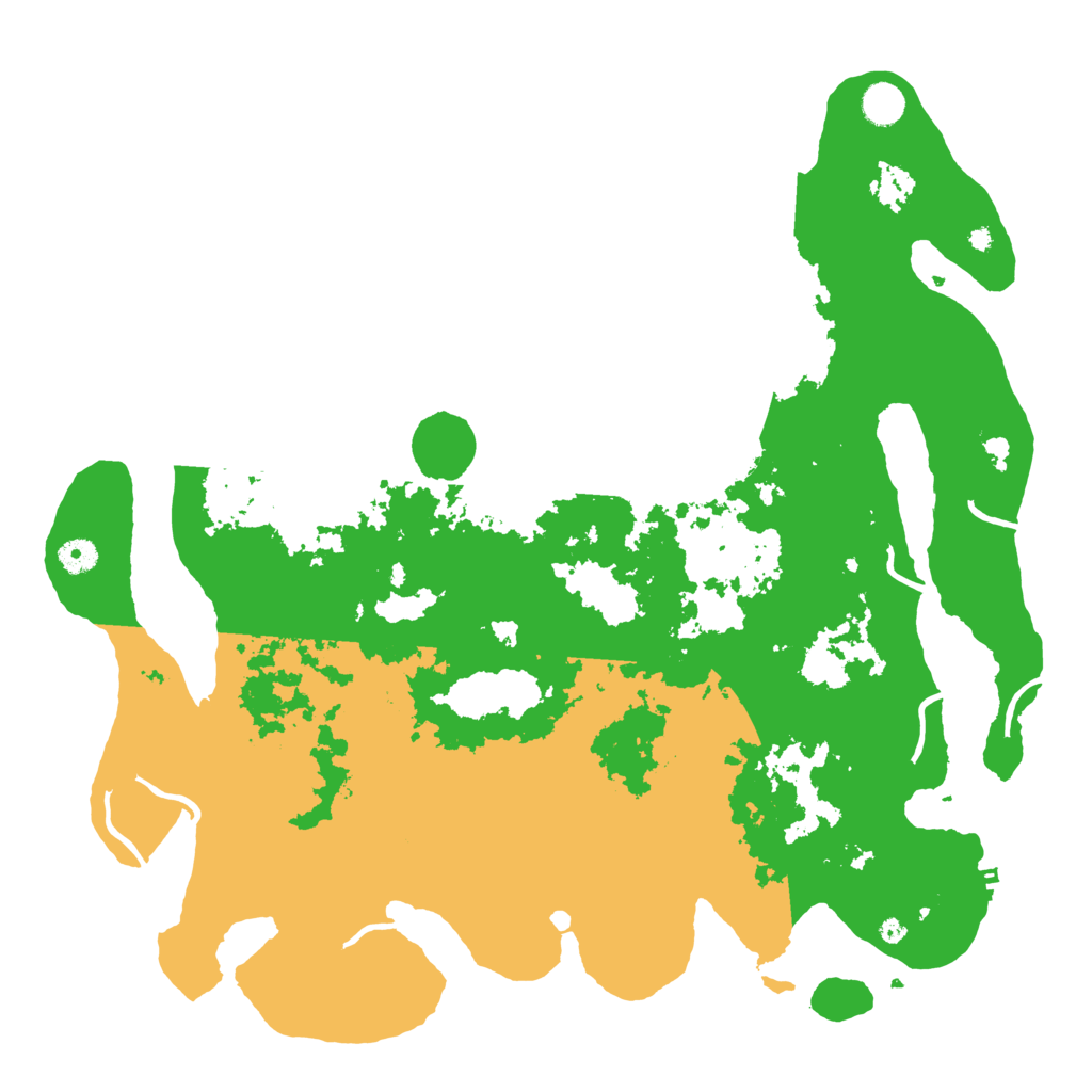 Biome Rust Map: Procedural Map, Size: 4500, Seed: 2135818807