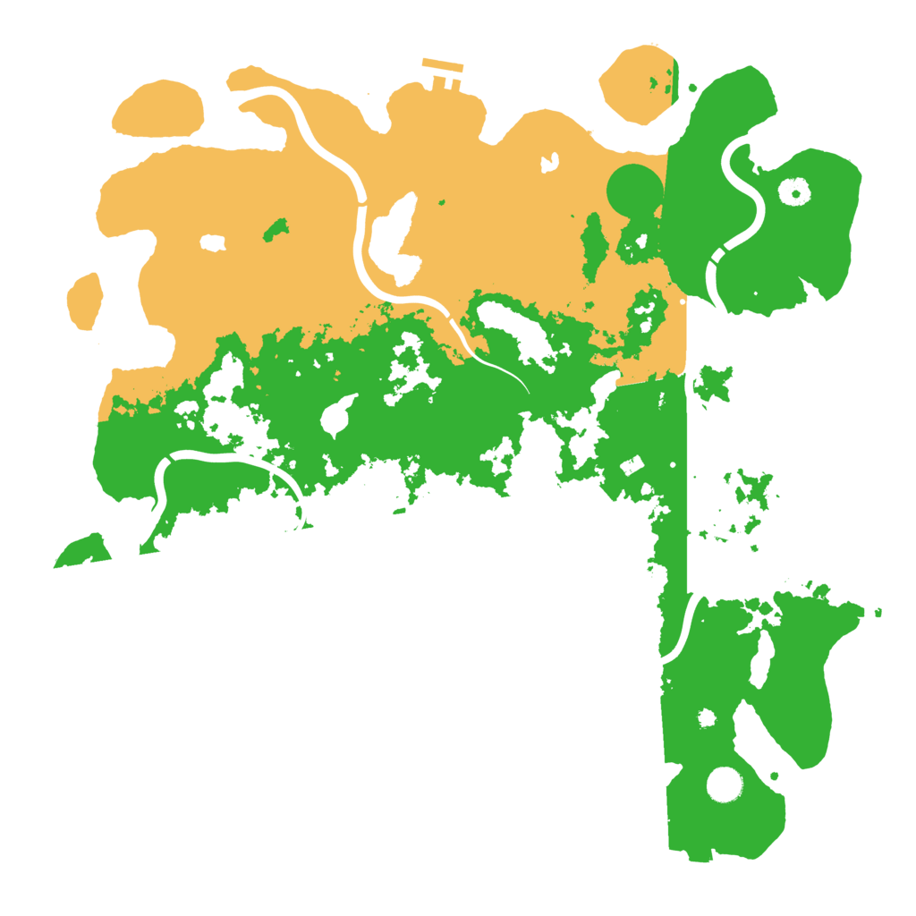 Biome Rust Map: Procedural Map, Size: 4500, Seed: 874654879