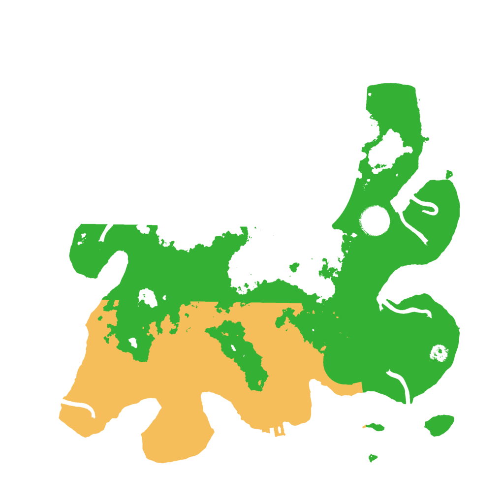 Biome Rust Map: Procedural Map, Size: 3000, Seed: 21044