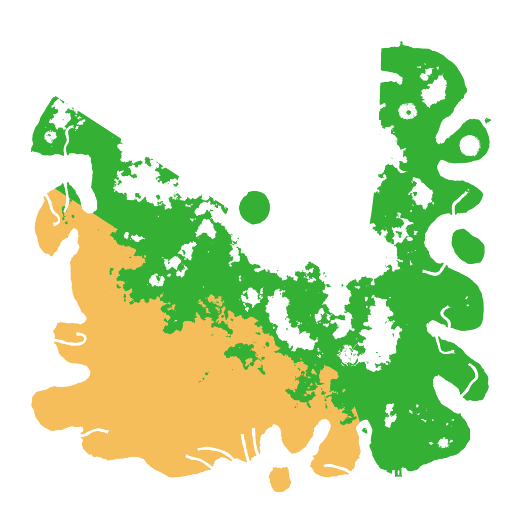 Biome Rust Map: Procedural Map, Size: 4500, Seed: 1840326576