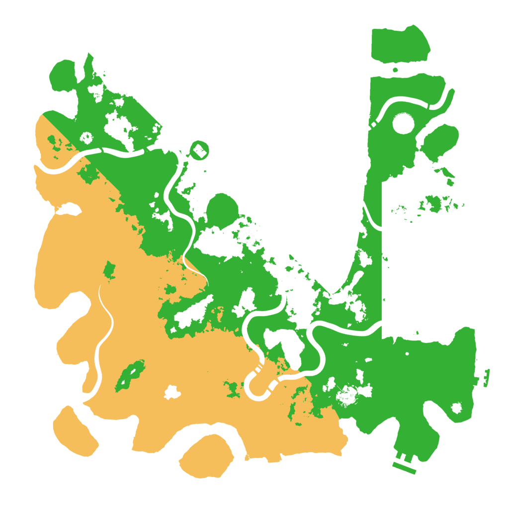 Biome Rust Map: Procedural Map, Size: 4250, Seed: 1521300628