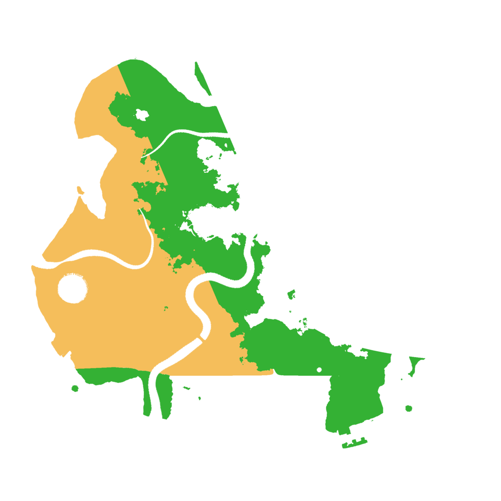 Biome Rust Map: Procedural Map, Size: 3000, Seed: 1878394955