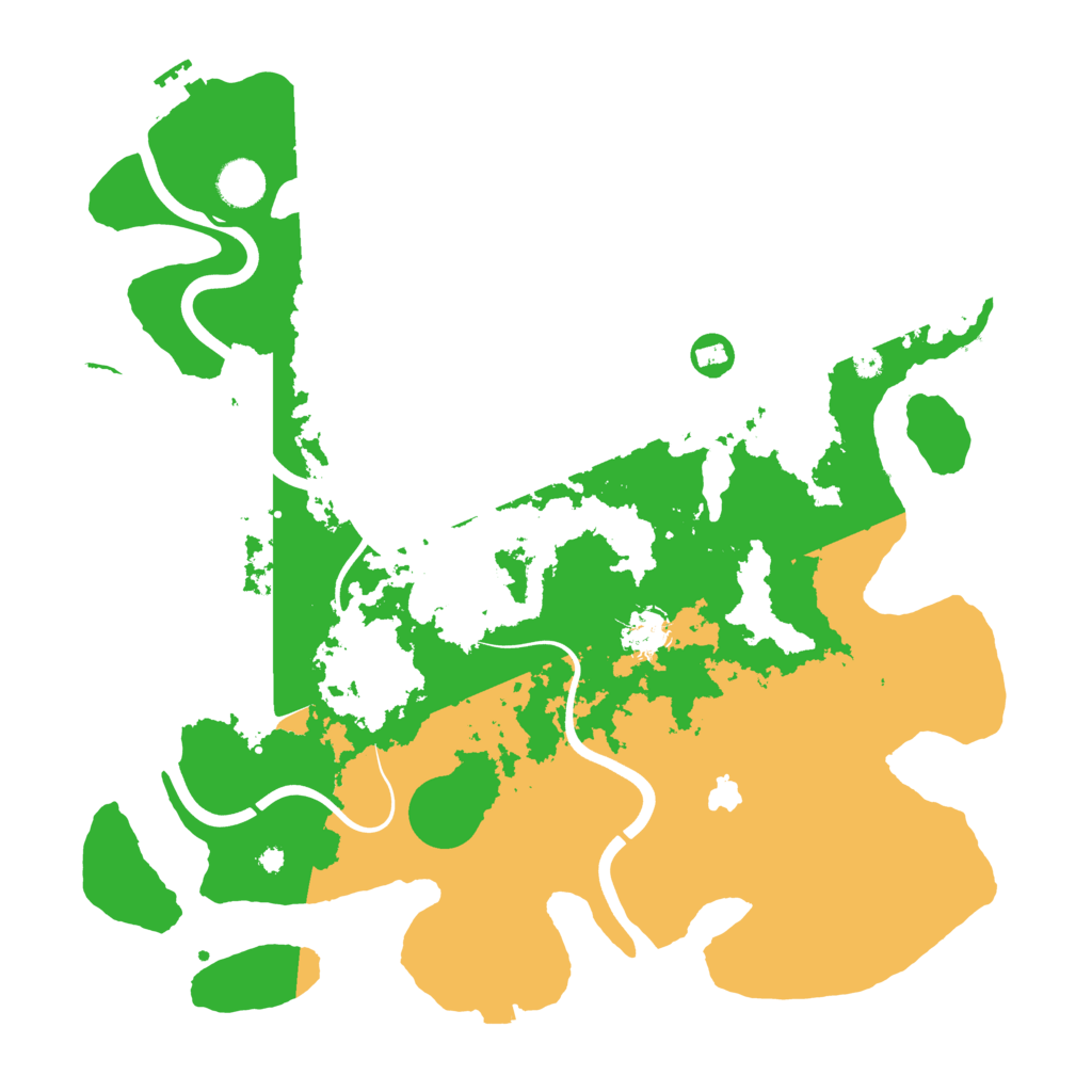 Biome Rust Map: Procedural Map, Size: 4000, Seed: 15919
