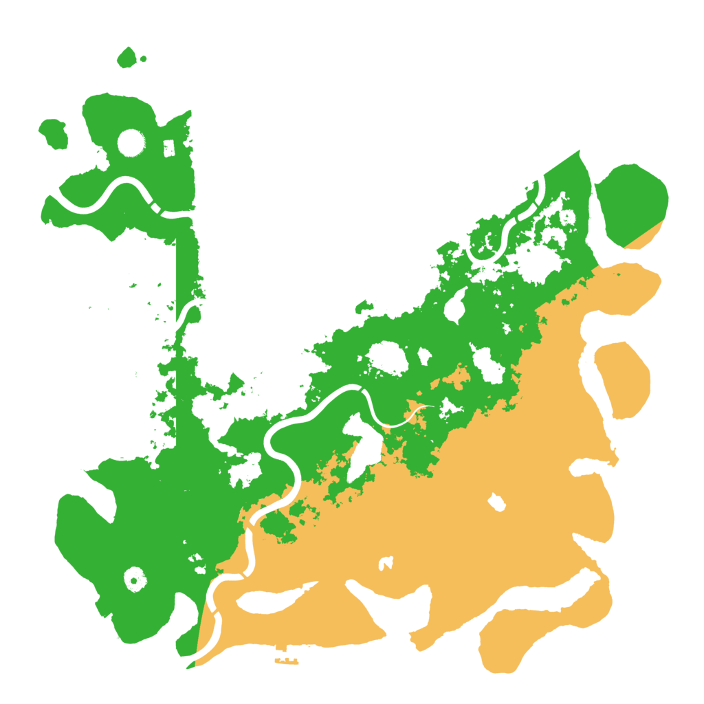 Biome Rust Map: Procedural Map, Size: 4500, Seed: 70202