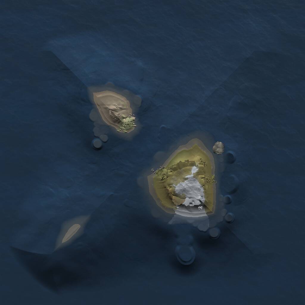 Rust Map: Procedural Map, Size: 1000, Seed: 1697068812, 1 Monuments