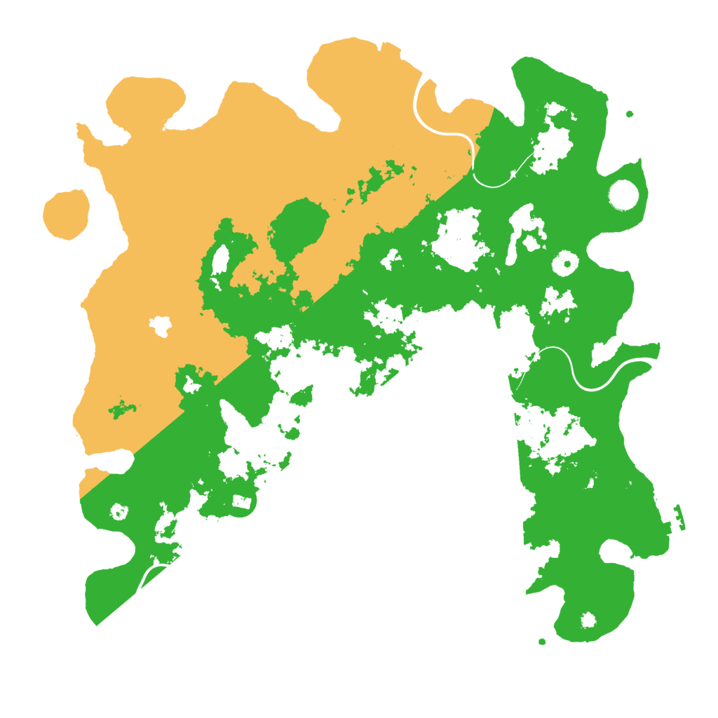 Biome Rust Map: Procedural Map, Size: 4200, Seed: 11919