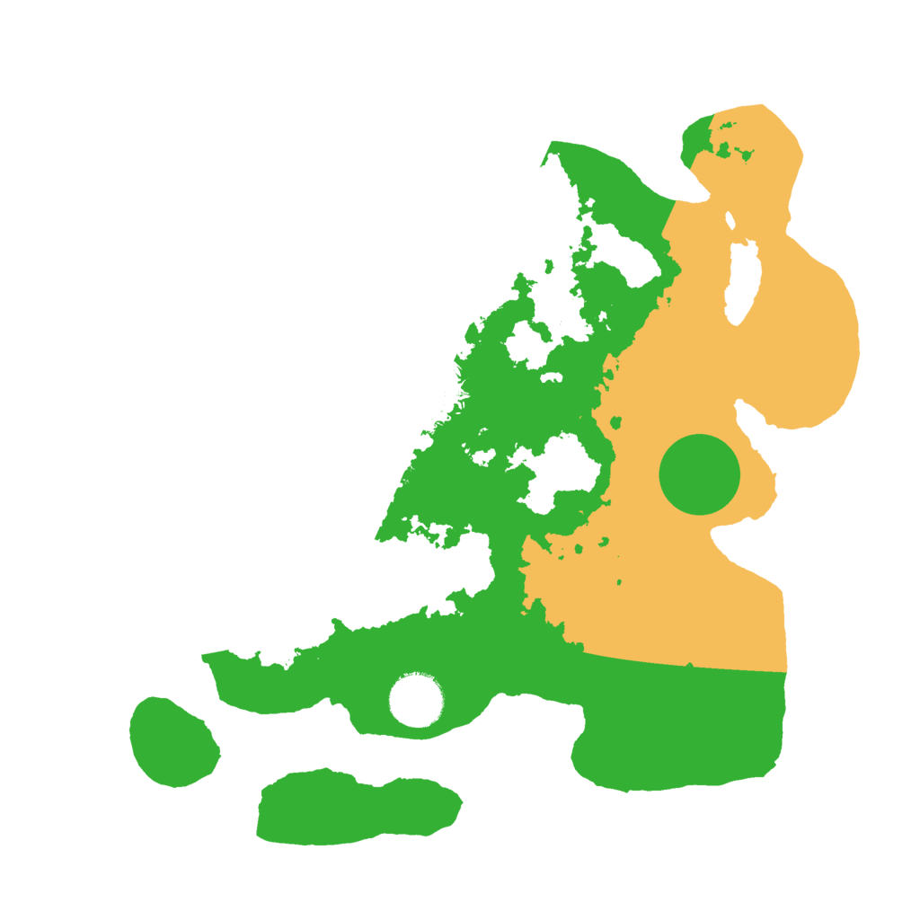 Biome Rust Map: Barren, Size: 3000, Seed: 1104814330