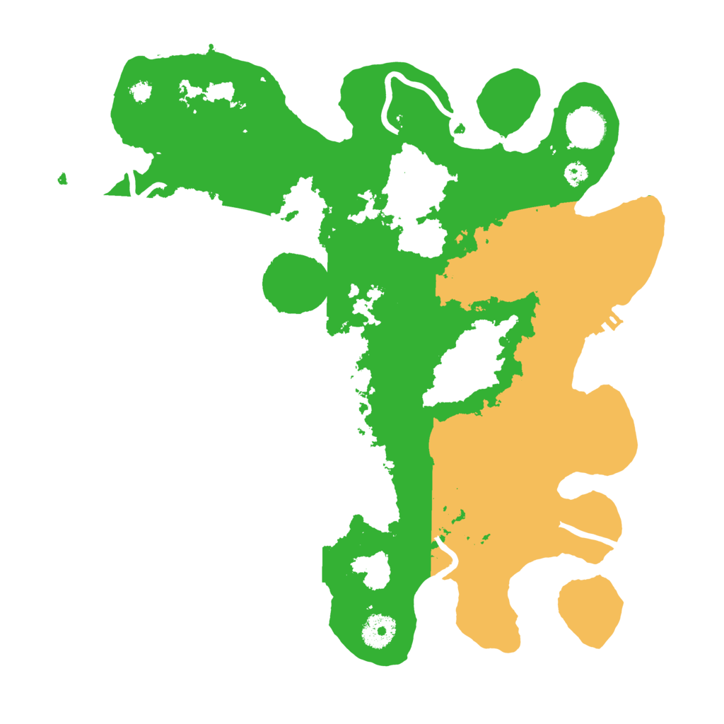 Biome Rust Map: Procedural Map, Size: 3250, Seed: 1289301574