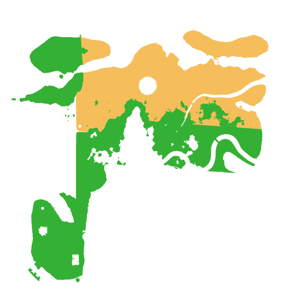 Biome Rust Map: Procedural Map, Size: 3000, Seed: 1459505815