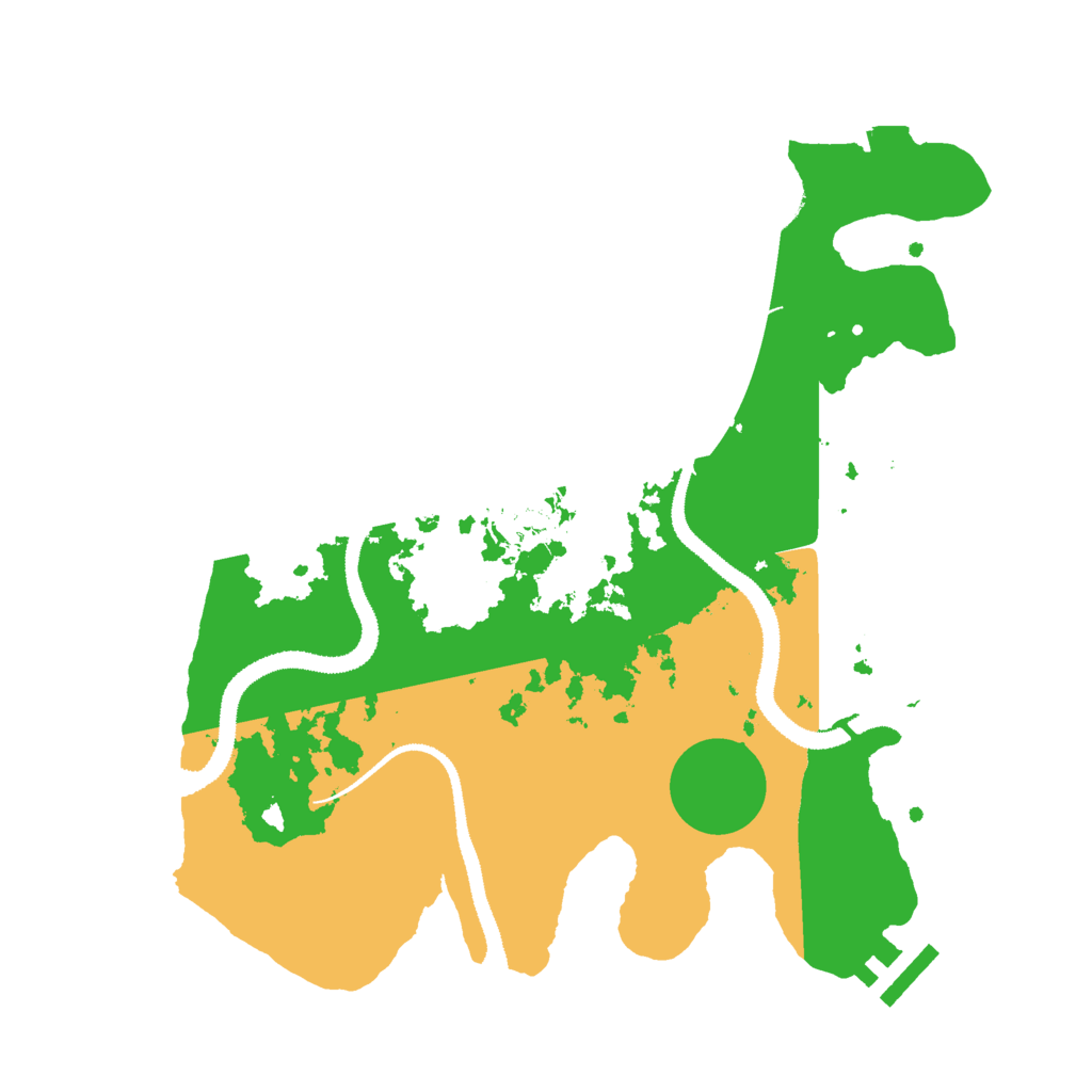 Biome Rust Map: Procedural Map, Size: 3000, Seed: 73773