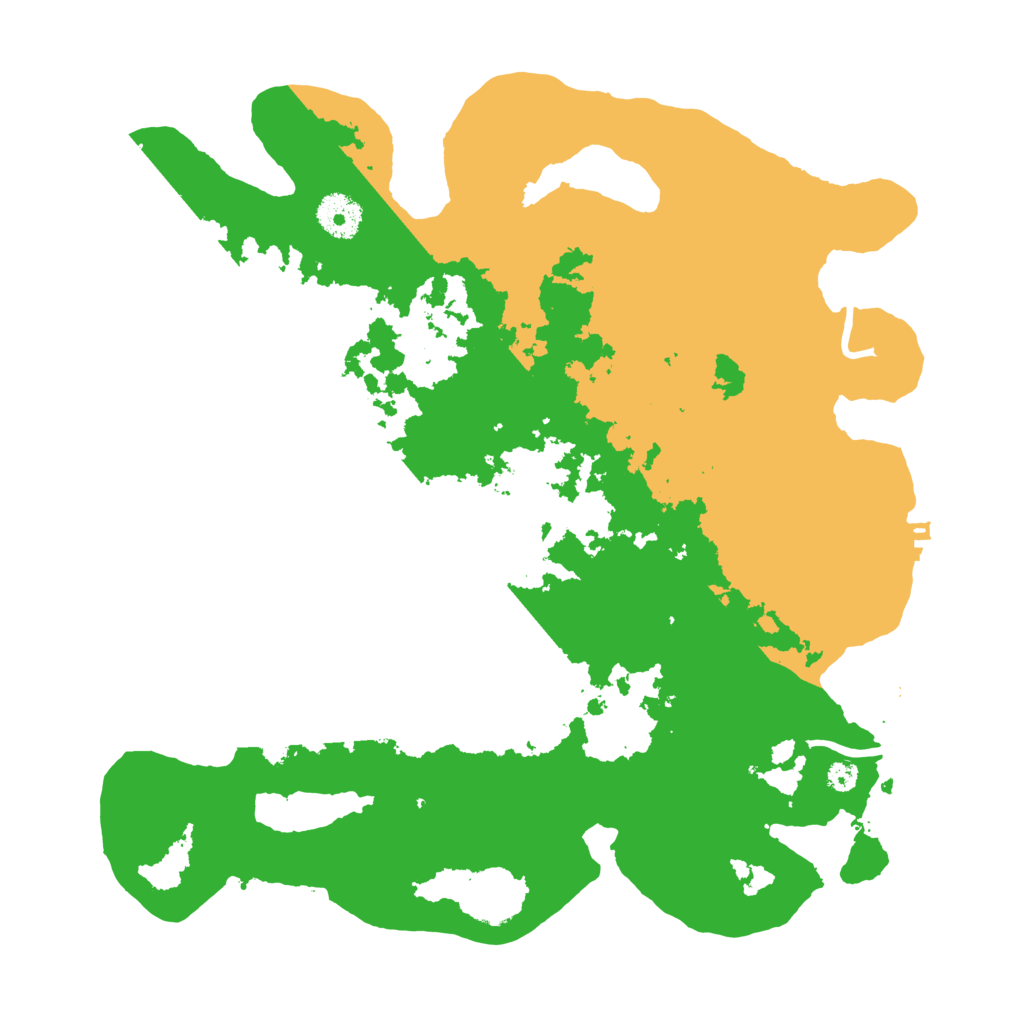 Biome Rust Map: Procedural Map, Size: 3500, Seed: 110864333