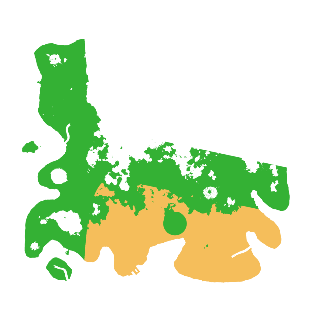 Biome Rust Map: Procedural Map, Size: 3500, Seed: 1995789191