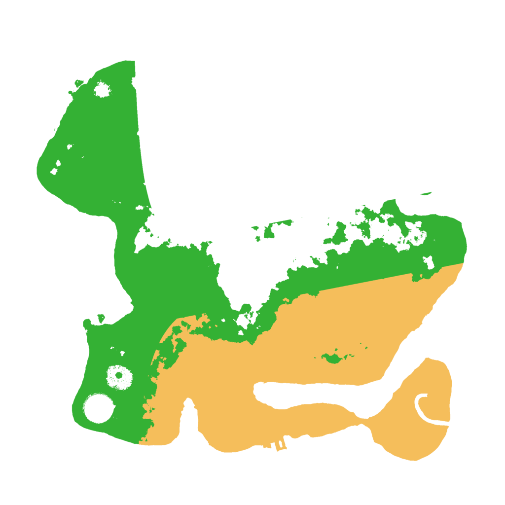 Biome Rust Map: Procedural Map, Size: 3000, Seed: 64686489