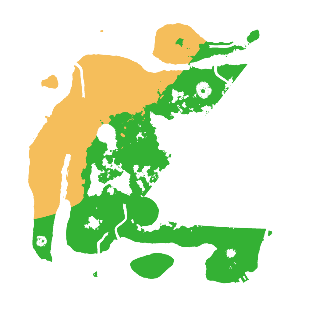 Biome Rust Map: Procedural Map, Size: 3000, Seed: 10828