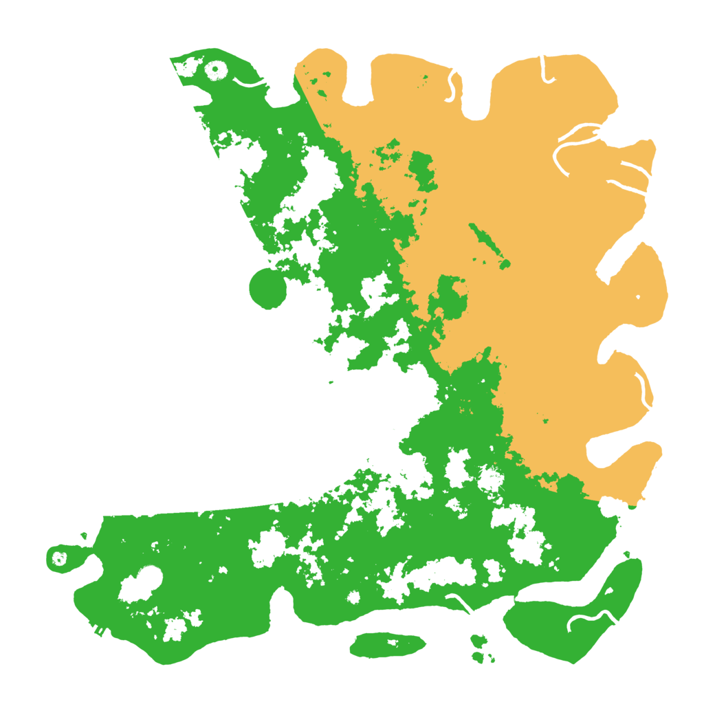 Biome Rust Map: Procedural Map, Size: 5000, Seed: 207382265