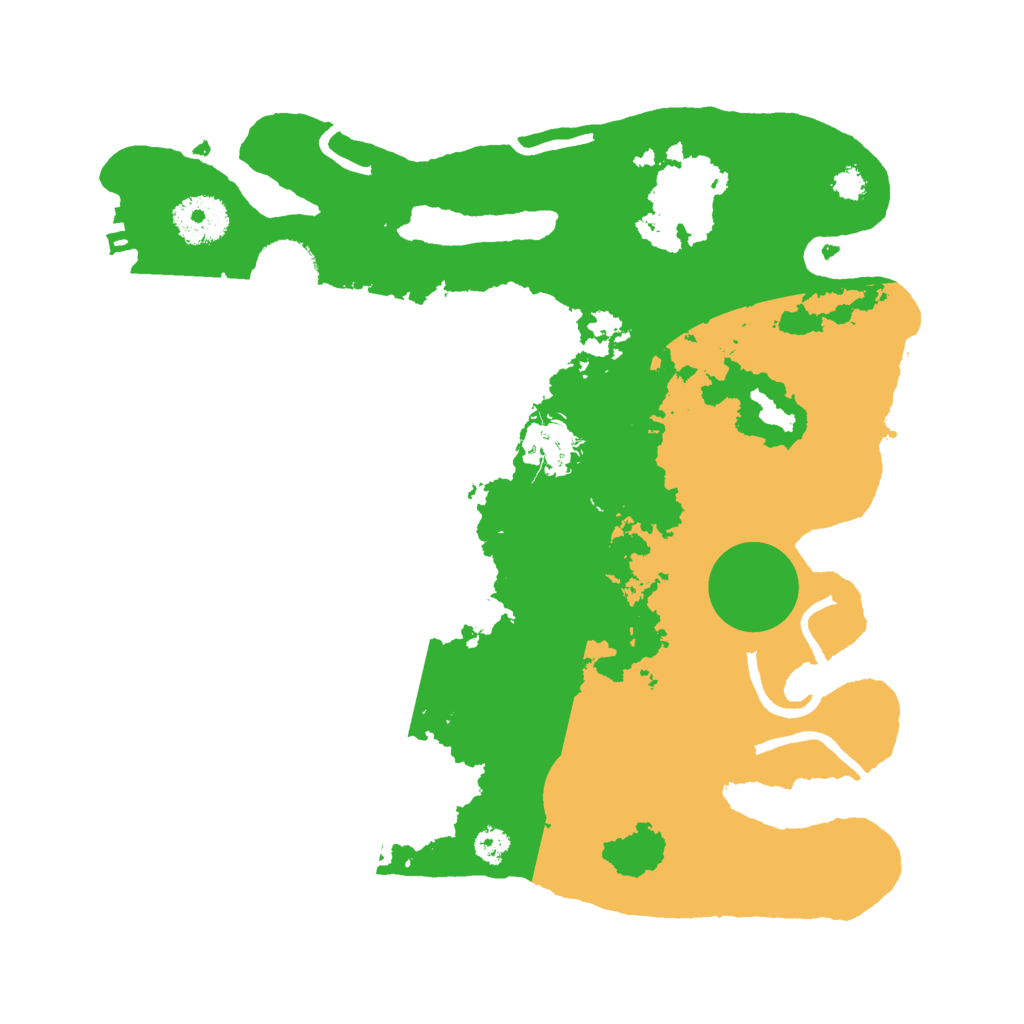 Biome Rust Map: Procedural Map, Size: 3000, Seed: 31584