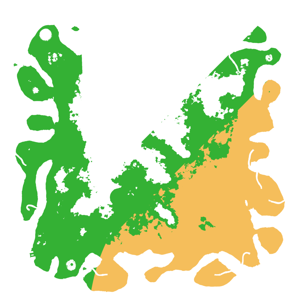 Biome Rust Map: Procedural Map, Size: 4500, Seed: 200230205