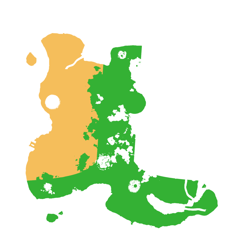 Biome Rust Map: Procedural Map, Size: 3000, Seed: 19699
