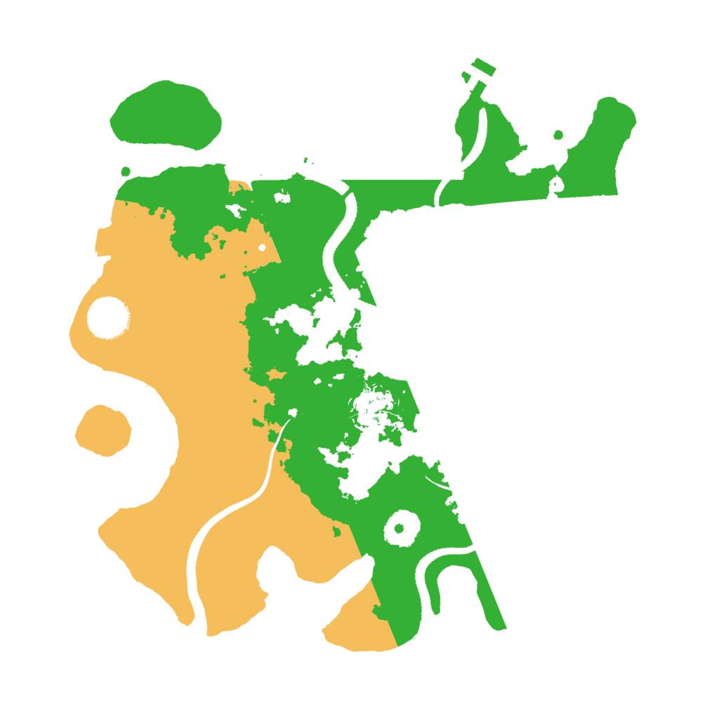 Biome Rust Map: Procedural Map, Size: 3000, Seed: 32629
