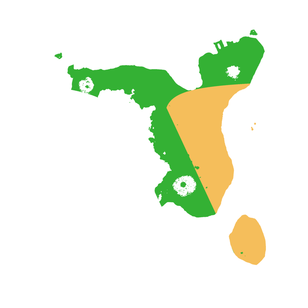 Biome Rust Map: Procedural Map, Size: 2200, Seed: 314159234