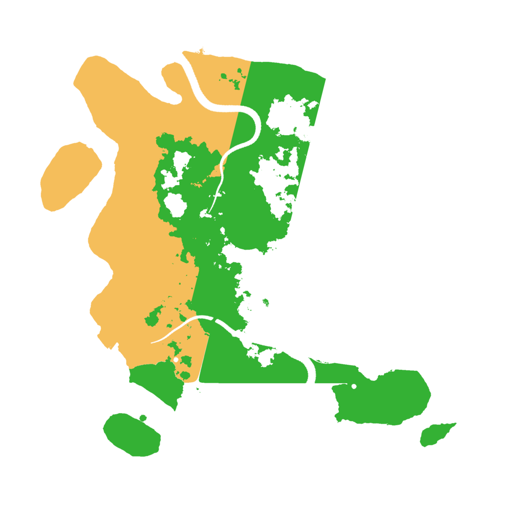 Biome Rust Map: Procedural Map, Size: 3000, Seed: 17979