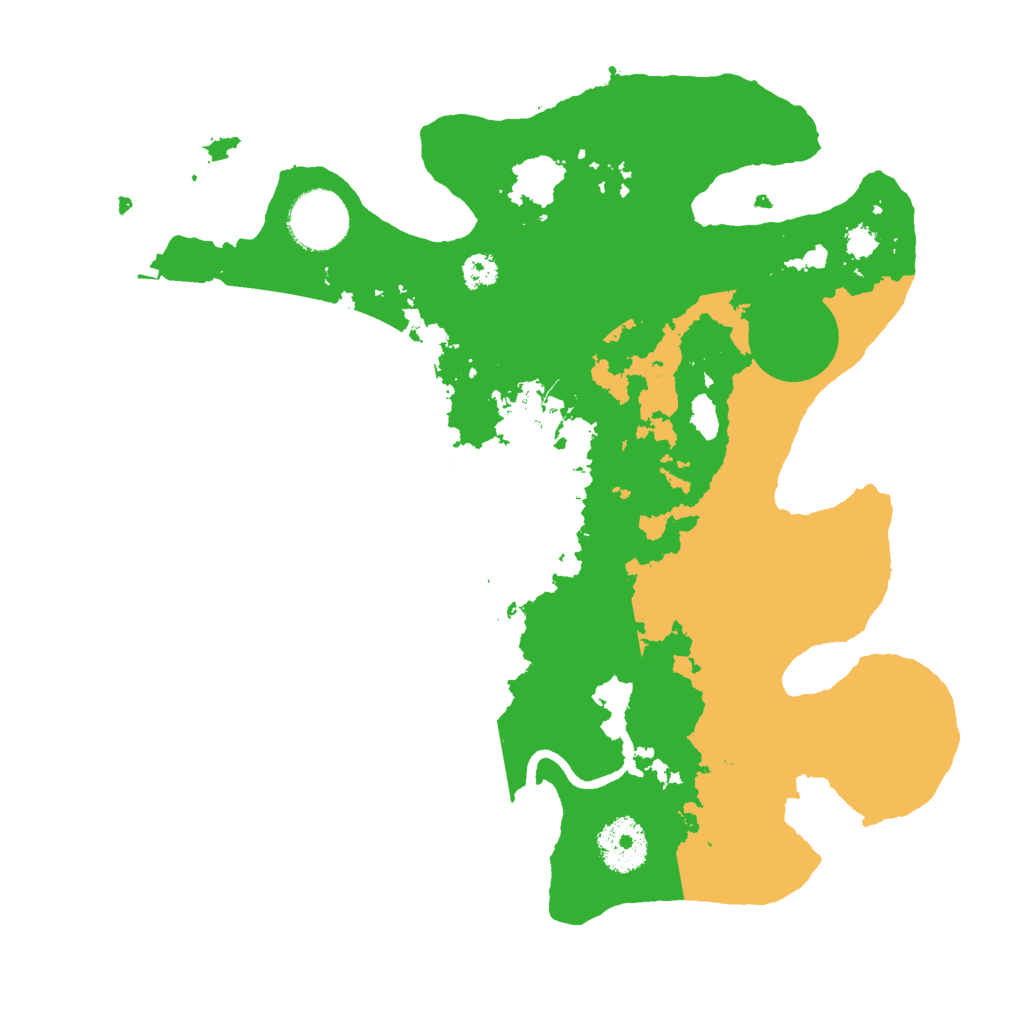 Biome Rust Map: Procedural Map, Size: 3000, Seed: 1623340