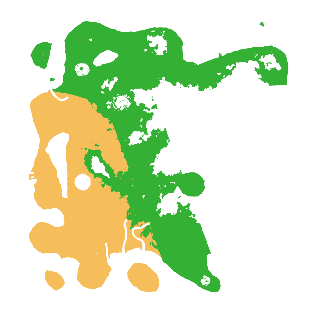 Biome Rust Map: Procedural Map, Size: 3500, Seed: 120344247