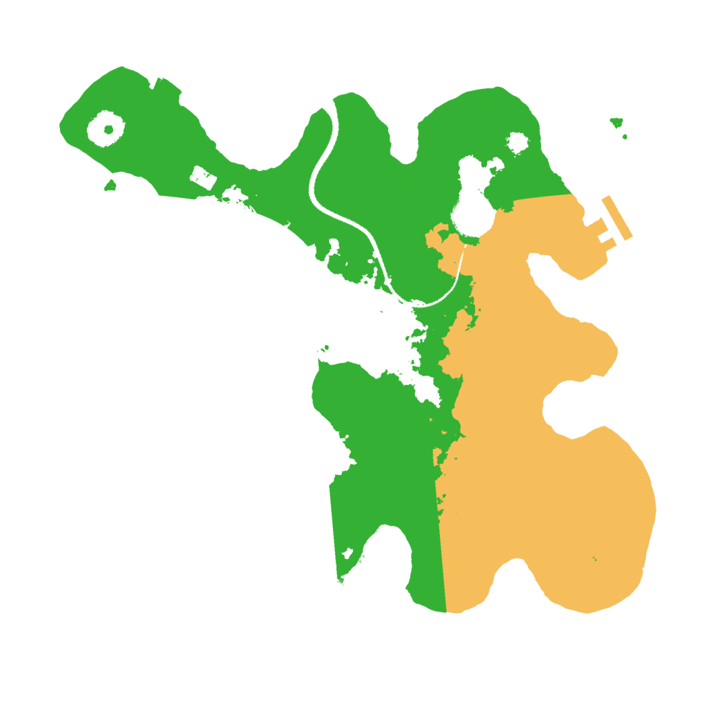 Biome Rust Map: Procedural Map, Size: 3000, Seed: 18314