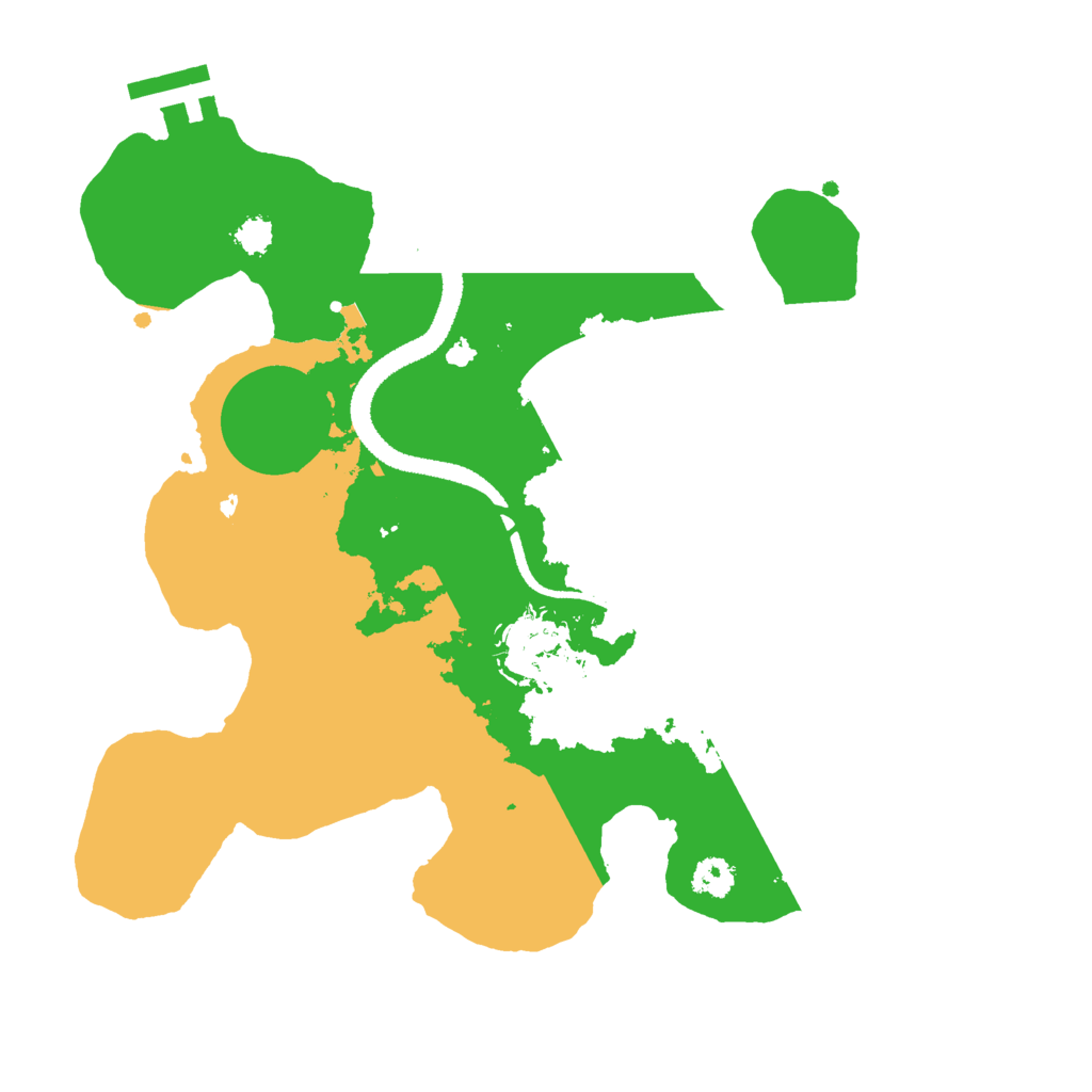 Biome Rust Map: Procedural Map, Size: 2690, Seed: 1502447918