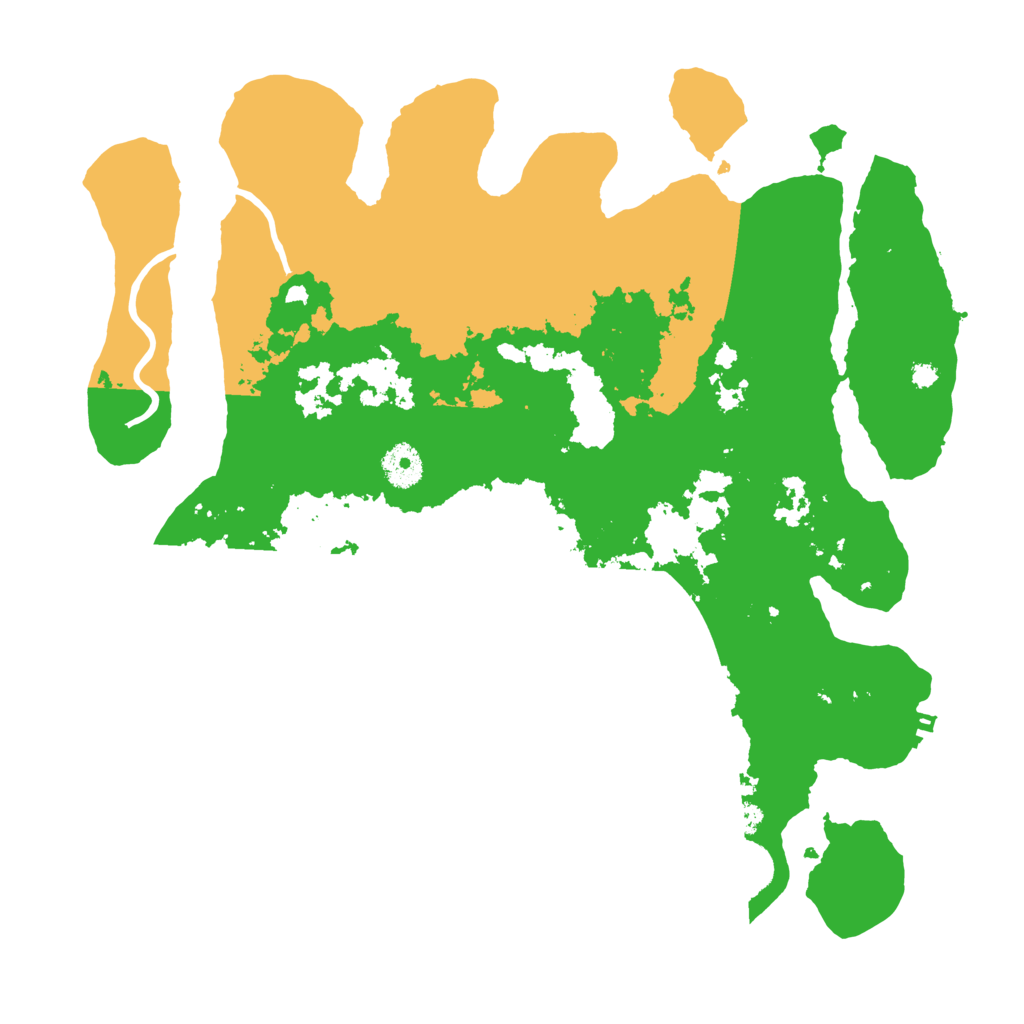 Biome Rust Map: Procedural Map, Size: 3700, Seed: 1903976641