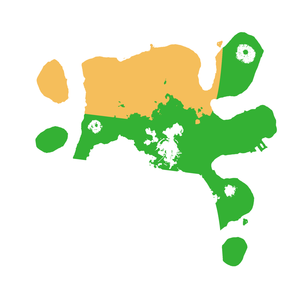 Biome Rust Map: Procedural Map, Size: 2434, Seed: 24444