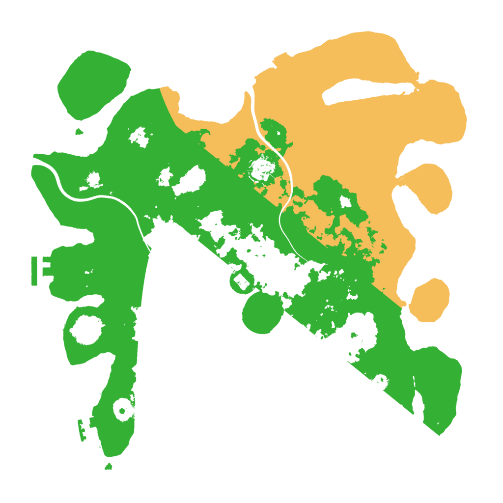 Biome Rust Map: Procedural Map, Size: 3500, Seed: 278785773