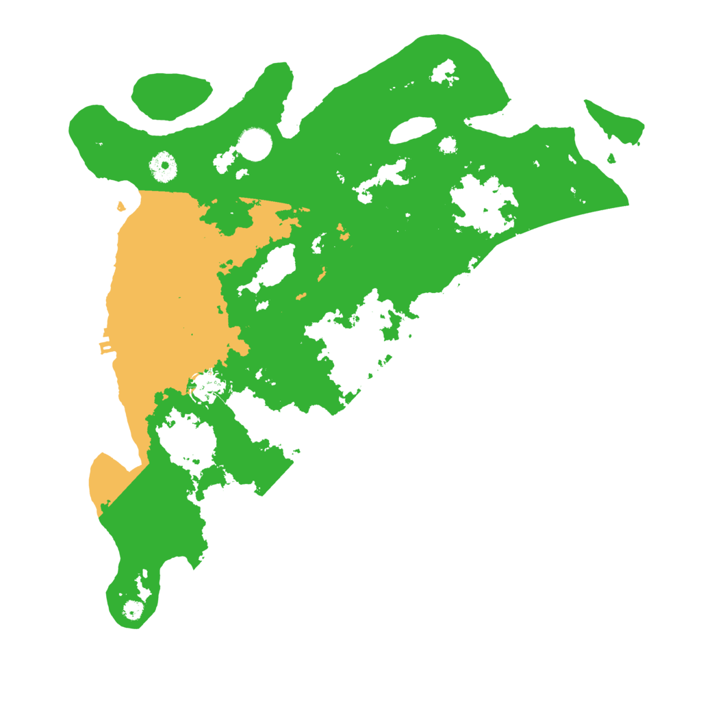 Biome Rust Map: Procedural Map, Size: 3700, Seed: 566036364