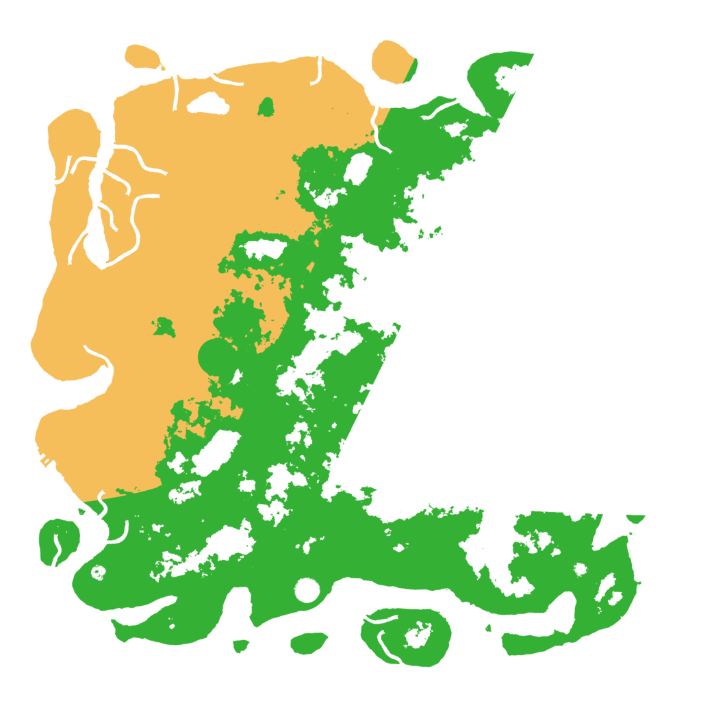 Biome Rust Map: Procedural Map, Size: 5000, Seed: 293944727